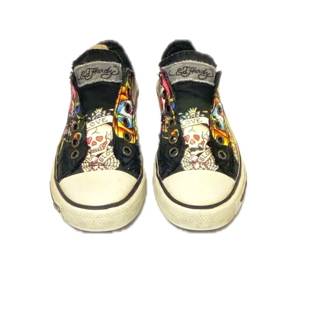 Rare - Ed Hardy - Vintage - Women's Shoes Size: 5